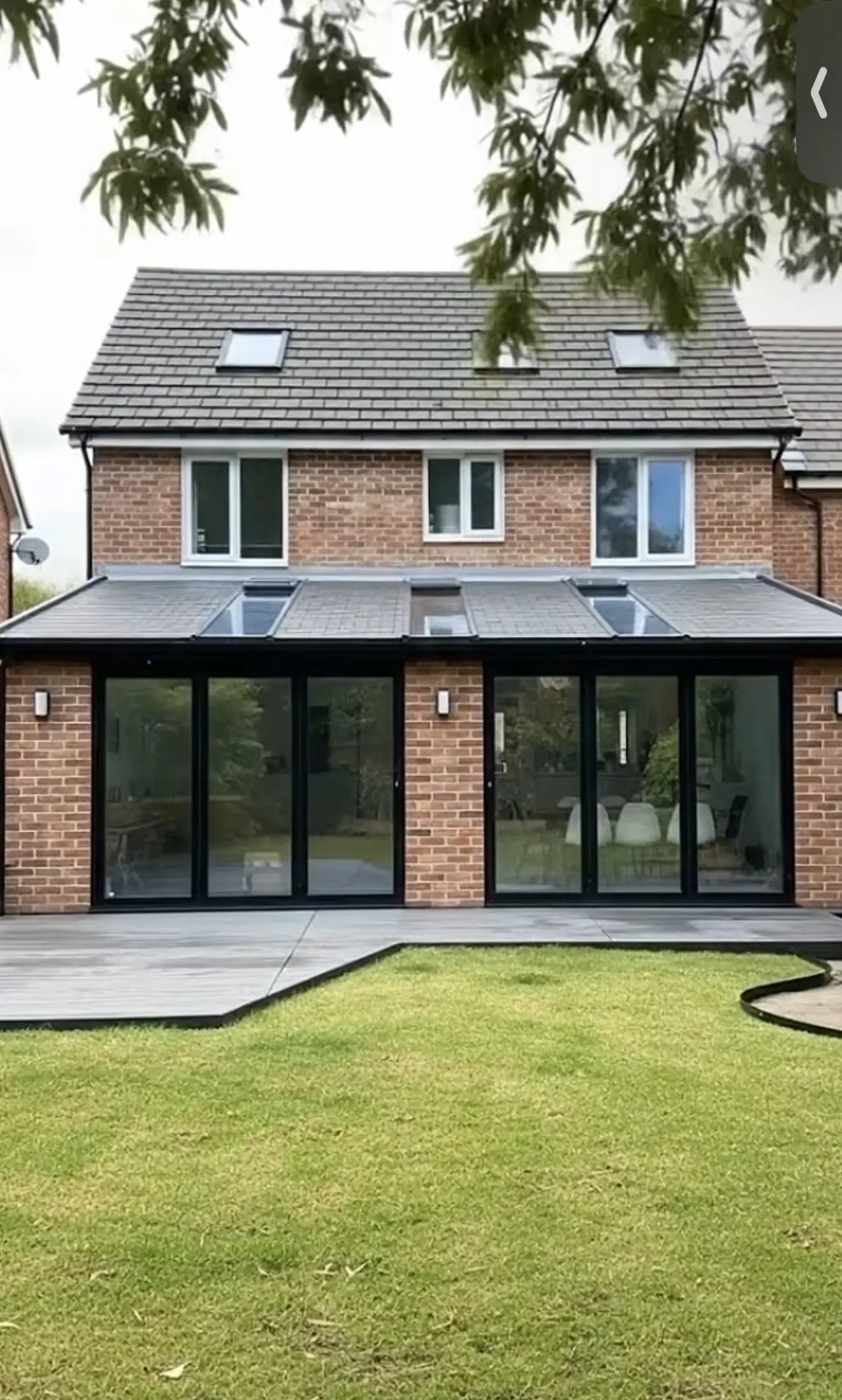 Rear House Extension in Ascot